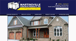 Desktop Screenshot of martinsvilleconcrete.com
